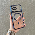 Luxury Matte Transparent MagSafe Magnetic Case for iPhone 15–17 Pro Max Series