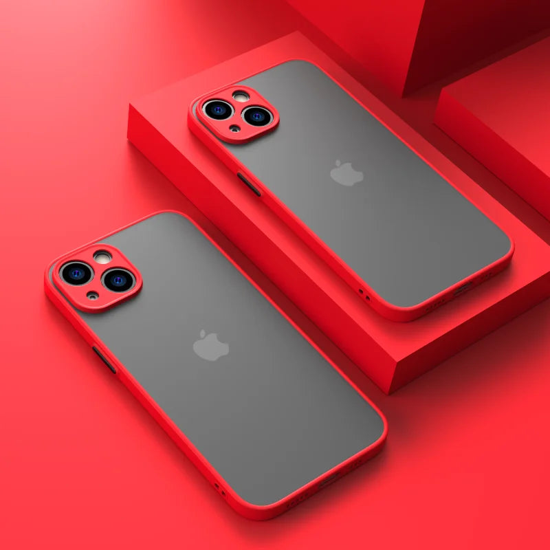 New Armor Shockproof Bumper Case for iPhone 7–15 Pro Max Series