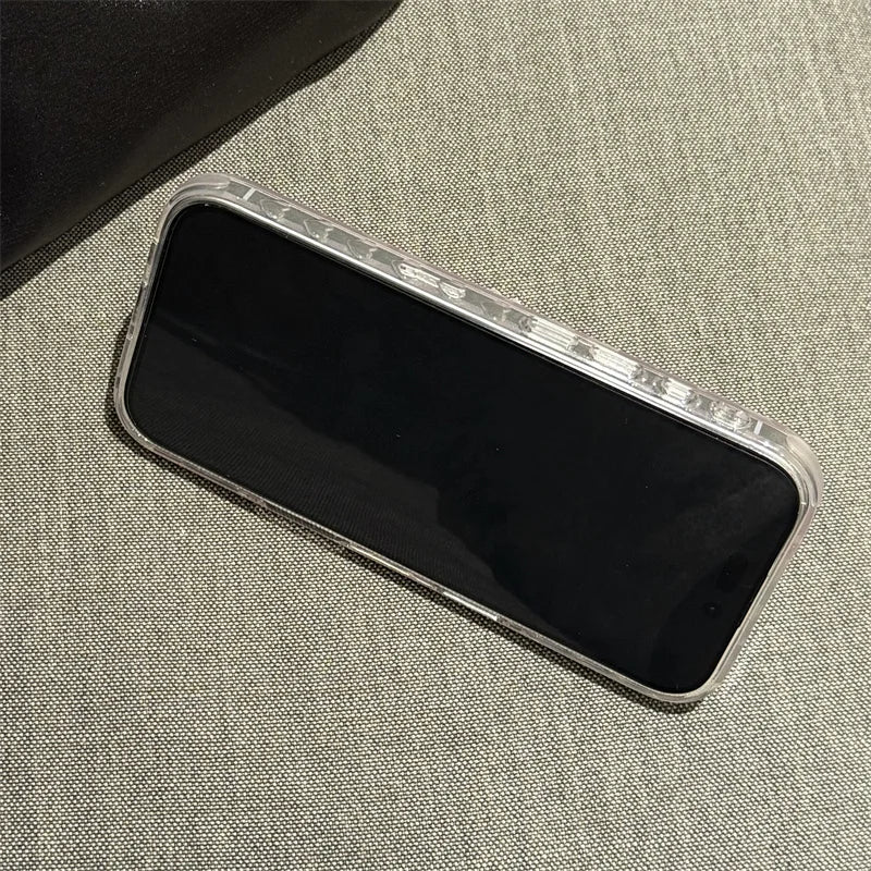 Lovely Pearl Bow Magnetic MagSafe Shockproof Case for iPhone 13–16 Pro Max Series
