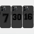 Basketball Numbers Anti-Scratch Phone Case for iPhone 7–16 Plus Series