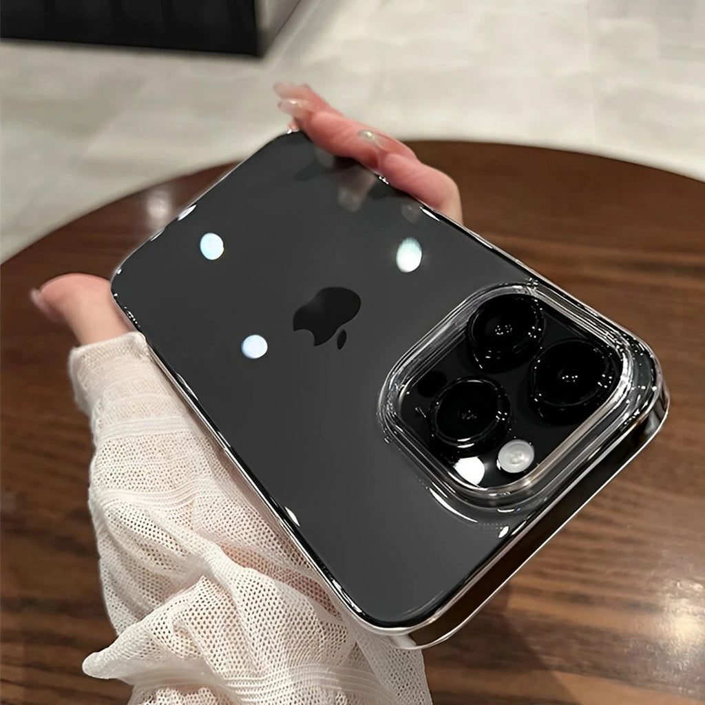 Original Clear TPU Shockproof Phone Case for iPhone 6–15 Pro Max Series