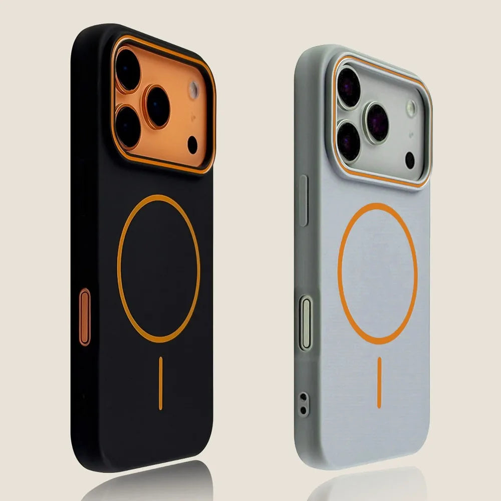 Luxury Matte Magnetic MagSafe Shockproof Case for iPhone 11–17 Pro Max Series